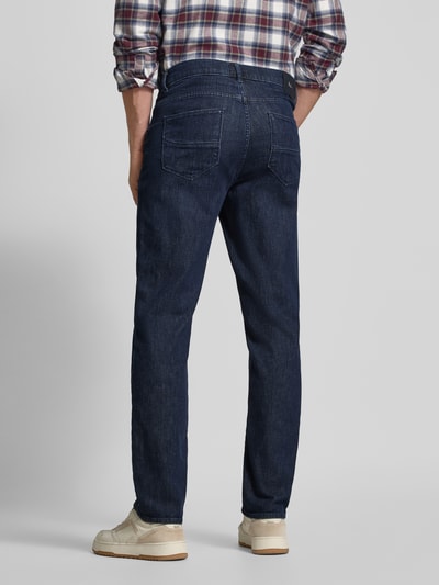Brax Regular Fit Jeans mit Kaschmir-Anteil Modell 'Cadiz' Dunkelblau 5