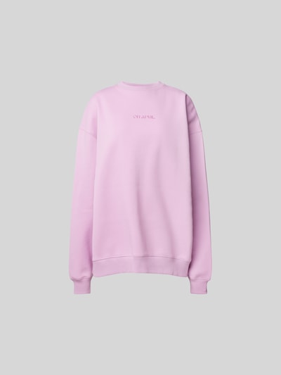 OH APRIL Oversized Sweatshirt mit Stehkragen Lila 2