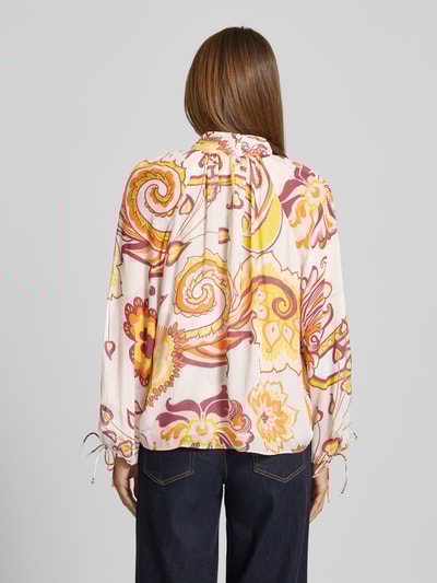 Herzensangelegenheit Blusenshirt mit Stehkragen Altrosa 5