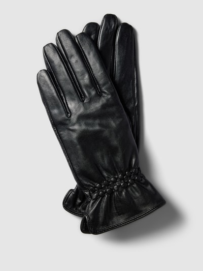 Weikert-Handschuhe Handschuhe mit elastischem Einsatz Black 1