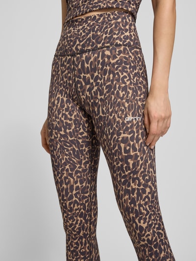 AIMN Leggings mit elastischem Bund Mittelbraun 2