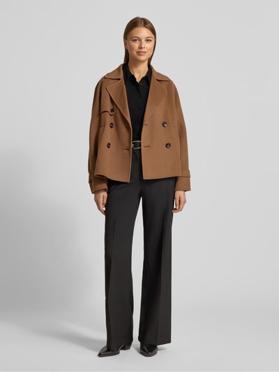 s.Oliver RED LABEL Regular fit overhemdblouse van katoenmix  - 1