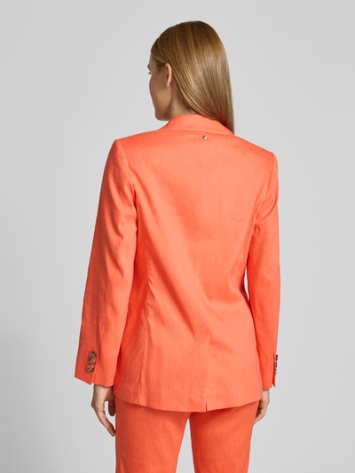 Marc Cain Blazer aus Leinen-Mix mit Pattentaschen Koralle 5