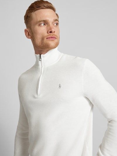 Polo Ralph Lauren Strickpullover mit Label-Stitching Offwhite 3