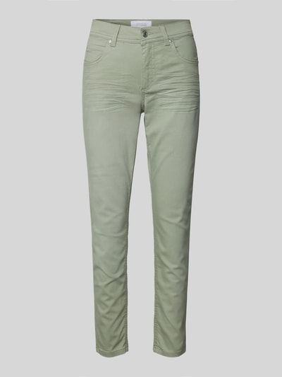 Angels Slim Fit Jeans mit verkürztem Schnitt Modell 'ORNELLA' Oliv 2