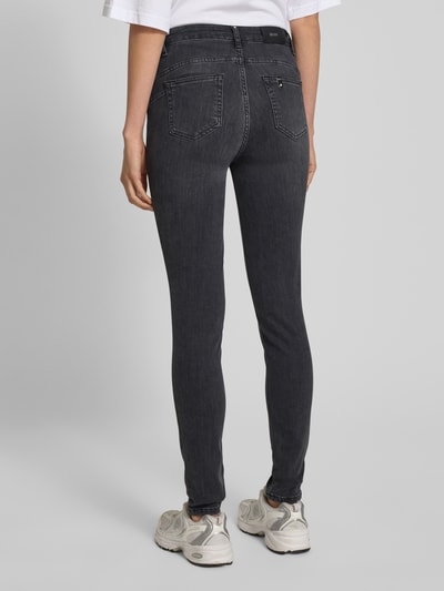 Liu Jo White High Waist Jeans mit Gesäßtaschen Black 5