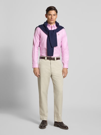 Polo Ralph Lauren Vrijetijdsoverhemd met knoopsluiting Felroze - 1