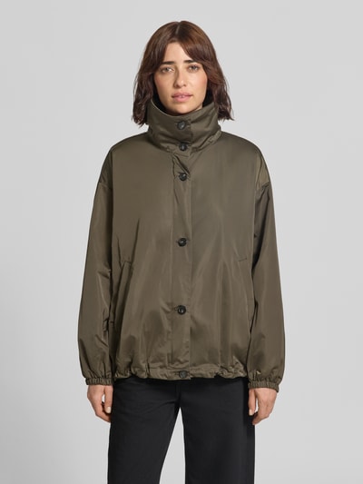 Marc O'Polo Regular Fit Blouson mit geknöpften Seitenschlitzen Mittelbraun 4