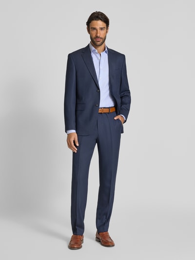 Stenstroms Slim Fit Business-Hemd mit Kentkragen Blau 1