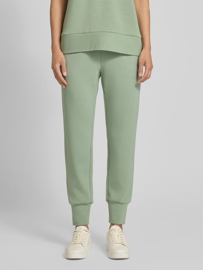 VARLEY Spodnie dresowe z lamowanymi kieszeniami model ‘the slim cuff’ Jasnozielony 4