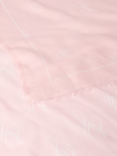 HUGO Tuch aus Modal-Baumwoll-Mix Modell 'ALYCIA_120*120' Rosa 2