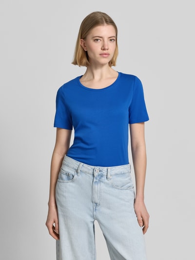 s.Oliver RED LABEL Regular Fit T-Shirt aus reinem Baumwoll-Interlockjersey Royal 4