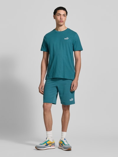 PUMA Performance T-shirt van puur katoen Petrol - 1