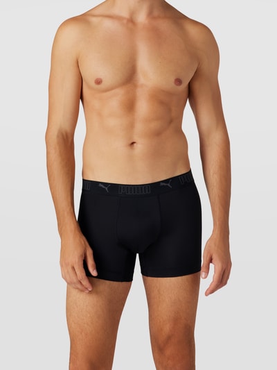 Puma Boxershort met labeldetails in een set van 2 stuks Zwart - 1