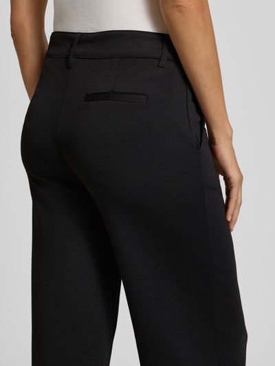 Soyaconcept Spodnie materiałowe z szeroką nogawką i lamowanymi kieszeniami model ‘DANIELA’ Czarny 3