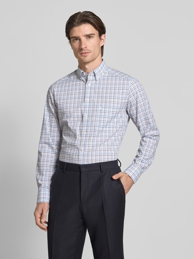 OLYMP Modern Fit Business-Hemd mit Knopfleiste Mittelbraun 4