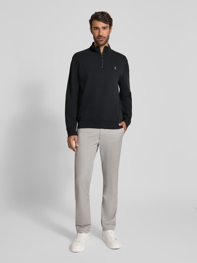 Polo Ralph Lauren Sweatshirt met labelstitching Zwart - 1