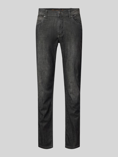 Christian Berg Men Jeans mit 5-Pocket-Design Dunkelgrau 2