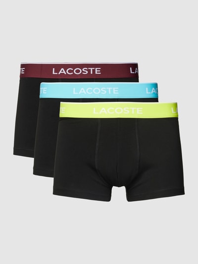 Lacoste Trunks mit elastischem Bund im 3er-Pack Black 1