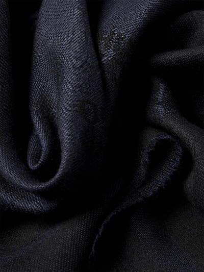 HUGO Sjaal van pure viscose, model 'LASO' Donkerblauw - 2