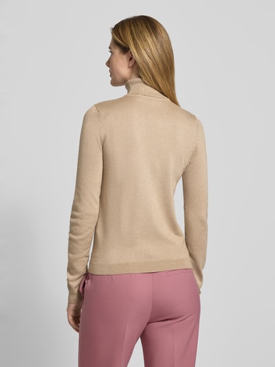 Vero Moda Slim fit coltrui van viscosemix, model 'HAPPYSHINE' Zilver - 5
