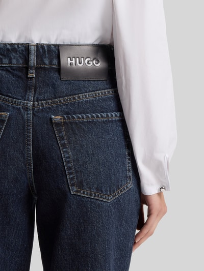 HUGO Wide & Loose Fit Jeans aus reiner Baumwolle Modell '937_14' Dunkelblau 3
