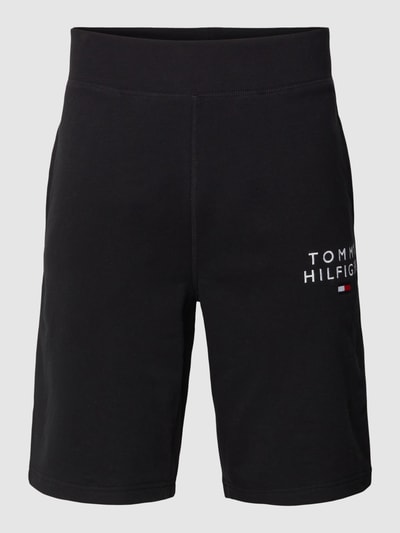 Tommy Hilfiger Sweatshorts mit Label-Print Black 2