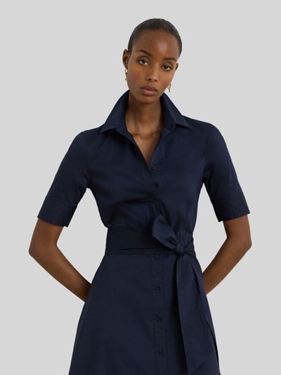 Lauren Ralph Lauren Körpernahes Hemdblusenkleid aus Baumwoll-Mix  Marine 4