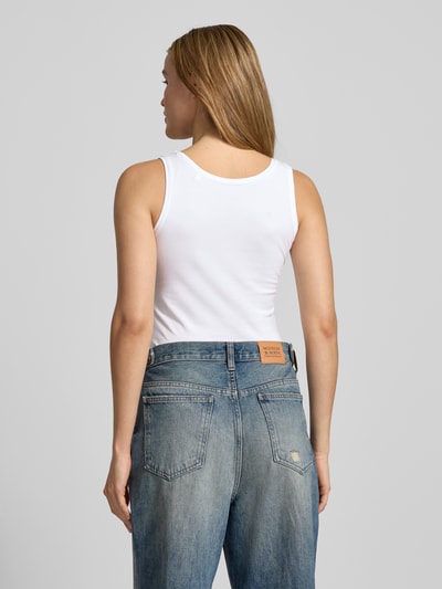 OPUS Tanktop aus Baumwoll-Elasthan-Mix Weiss 5