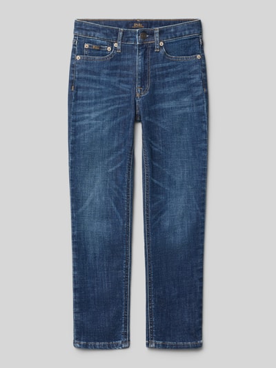 Polo Ralph Lauren Teens Skinny fit jeans in 5-pocketmodel Blauw - 1