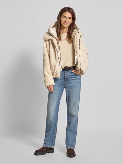 Amber & June Jacke mit Kapuze Beige 1