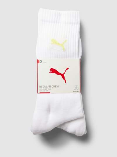 Puma Socken mit Label-Details im 3er-Pack Weiss 3