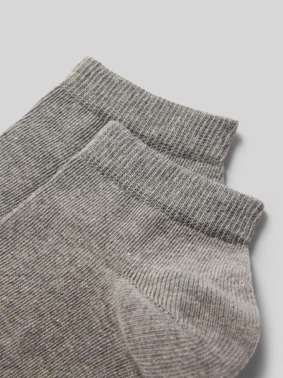 FALKE Socken mit geripptem Abschluss im 2er-Pack Mittelgrau Melange 2