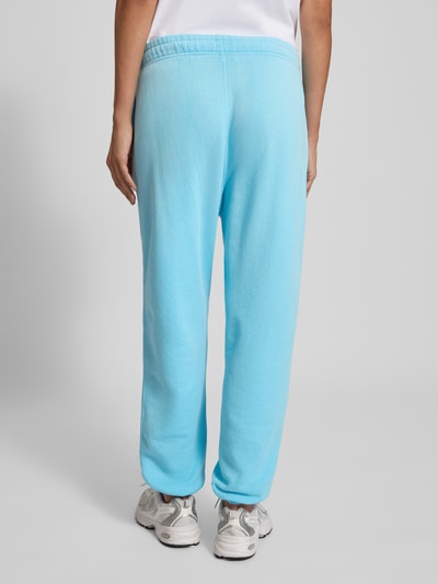 Polo Ralph Lauren Spodnie dresowe o kroju regular fit z tunelem model ‘Knit’ Turkusowy 5