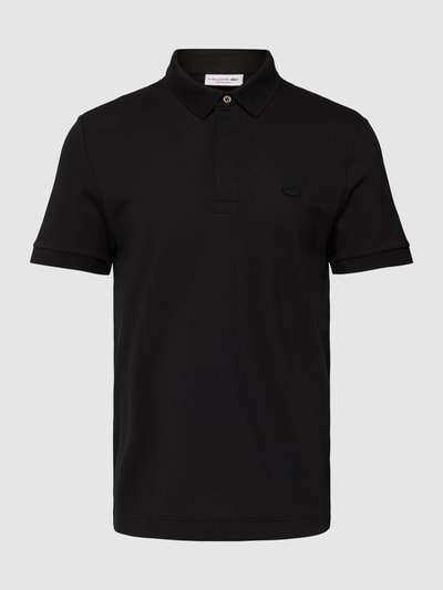 Lacoste Koszulka polo z wyhaftowanym logo Czarny 2