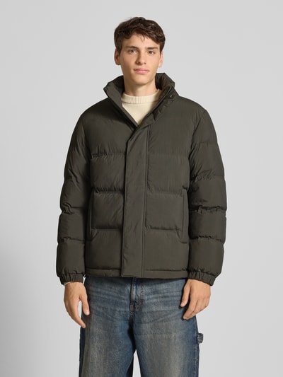 Marc O'Polo Denim Regular Fit Steppjacke mit Stehkragen Khaki 4