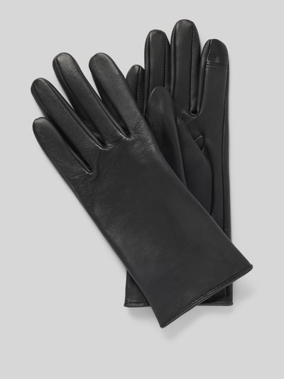BOSS Handschuhe aus Lammleder Modell 'GUEEN-ME' Black 1