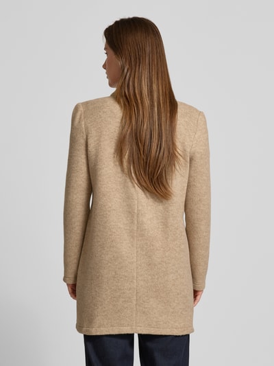 Vero Moda Regular Fit Longblazer in melierter Optik Modell 'BRUSHEDKATRINE' Offwhite Melange 5