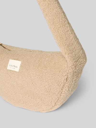 STUDIO NOOS Torebka na długim pasku z detalem z logo Złamany biały 3