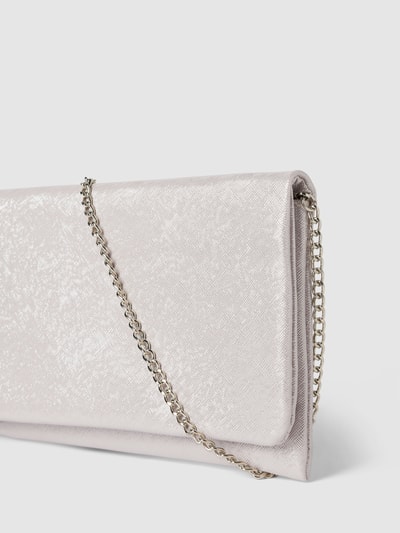 Jake*s Cocktail Handtasche mit Effektgarn Metallic Rosa Melange 3