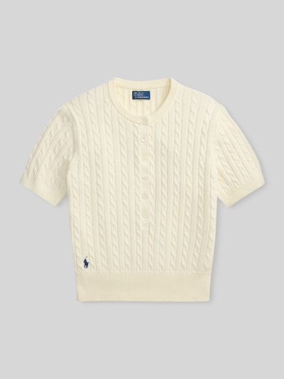 Polo Ralph Lauren regular fit pullover van puur katoen Offwhite - 2