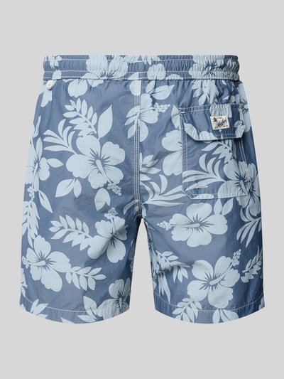 Hartford Regular Fit Badehose mit Gesäßtasche Blau 3