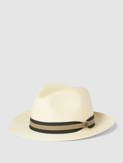 bugatti Fedora mit Hutband Offwhite 1