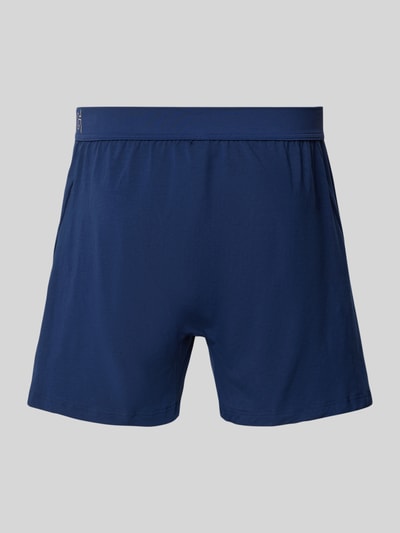 SLG Boxershorts mit elastischem Label-Bund Marine 3