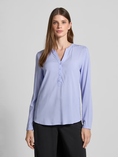 Christian Berg Woman Blusenshirt aus Viskose mit V-Ausschnitt Lavender 4
