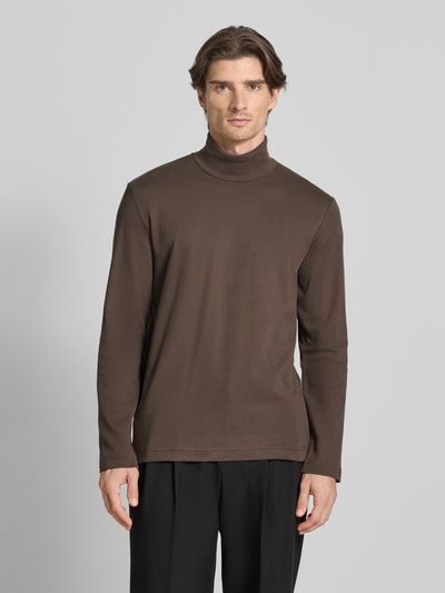 Tom Tailor Regular fit coltrui van katoenmix Middenbruin - 4