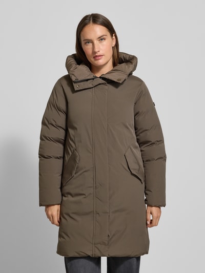 khujo Płaszcz dwustronny z kieszeniami z patką model ‘PROTEA’ Błotnisty 4