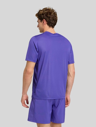 adidas Training Regular Fit Sport-T-Shirt mit Logo-Print Lila 4