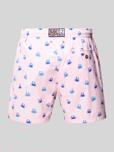 MC2 Saint Barth Relaxed fit zwembroek met steekzakken, model 'COMFORT LIGHT' Rosé - 3