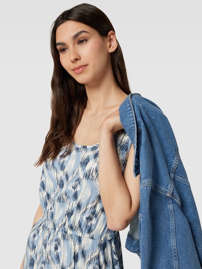Only Knielange jurk met all-over motief Jeans - 3